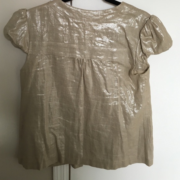 Gold short sleeved jacket - Picture 4 of 4