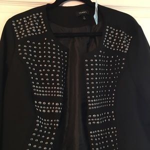 Trendy Embezzled black jacket