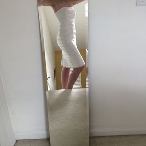 White cocktail dress