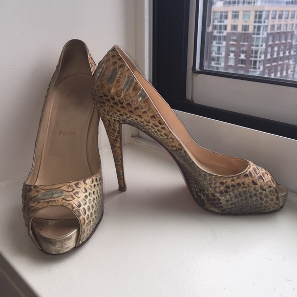 Christian Louboutin Shoes - Louboutin colored snakeskin