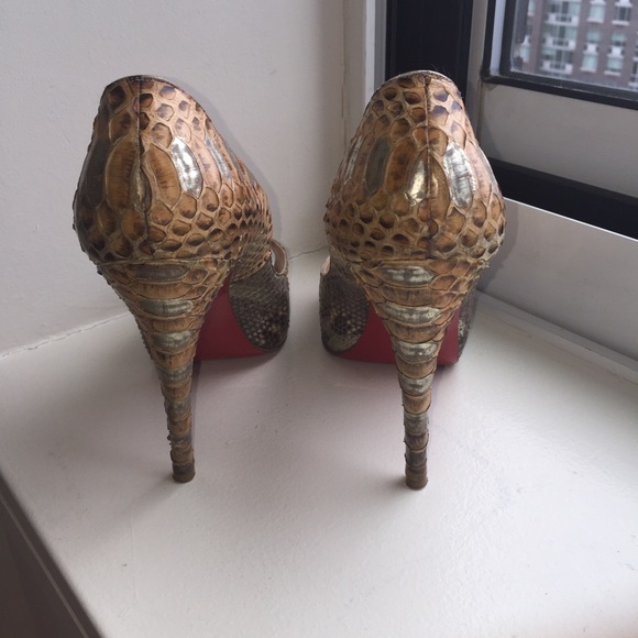 Louboutin colored snakeskin - Picture 3 of 4
