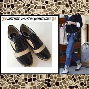 🎉 HP 🎉 NEW Patent Wingtip Lace Up Oxfords