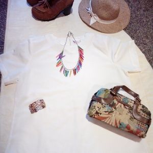 short sleeve blouse ,by Lauren Lee( Make Offer)