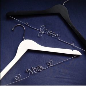 RESERVED--Wedding Hangers (2 hangers)