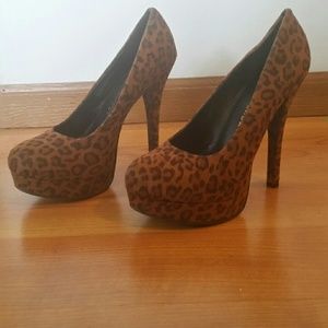 Chinese Laundry Animal Print Heels