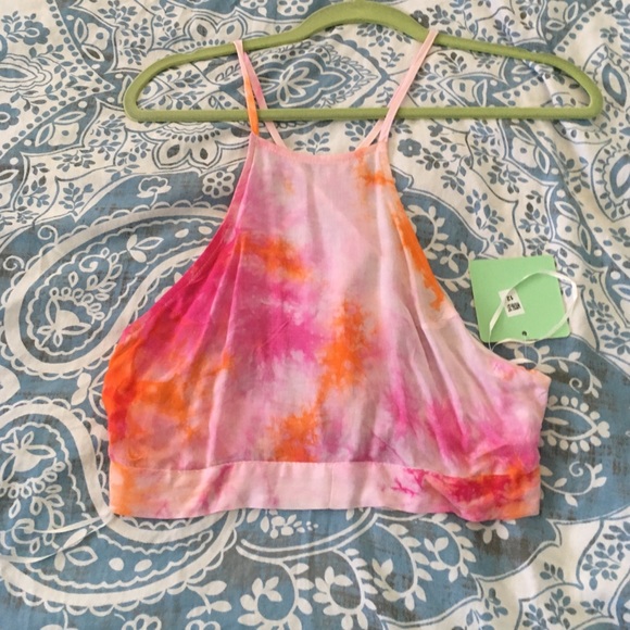 MINKPINK Tops - ✌🏼️ BOGO Tie dye crop top and crochet top!