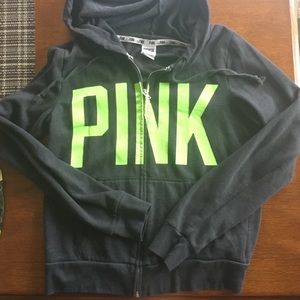 Victoria Secret Pink Zip Up Hoodie
