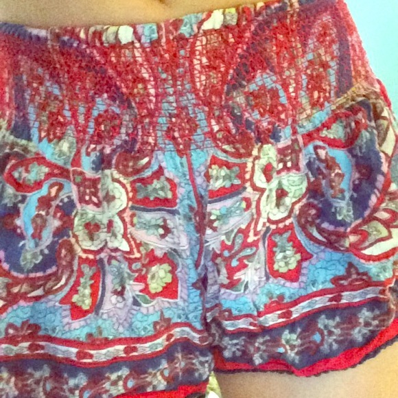 High waisted boho shorts!