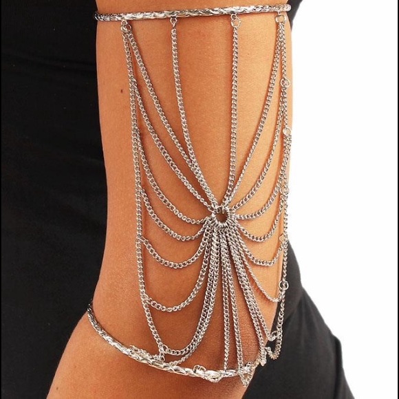 Silver Chandelier Arm Cuff (Multi Purpose)