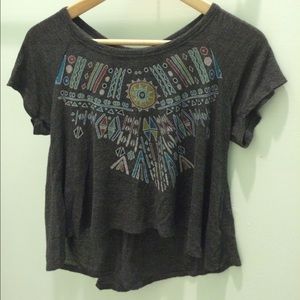 Top with the open back