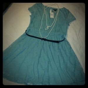 Brand New Torrid Plus size 0 Mint lace dress