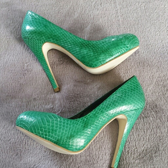 Dreslyn by Kathryn Amberleigh Snakeskin Heels - Picture 3 of 4