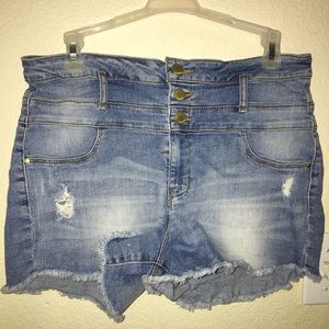 High waisted shorts