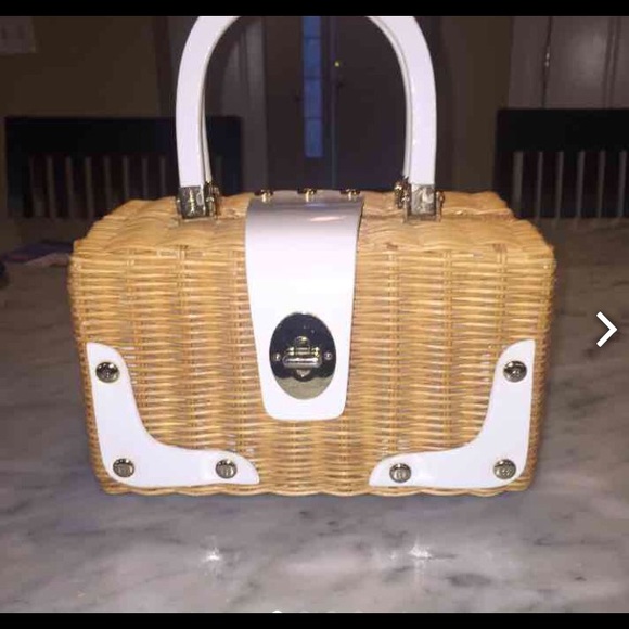 Kate Spade limited edition wicker bag