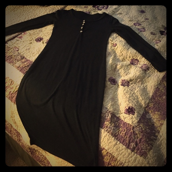 BodyCon Dress Midi Dress Black (SIZE M)