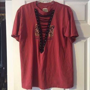 LF Vintage Lace Up T-Shirt