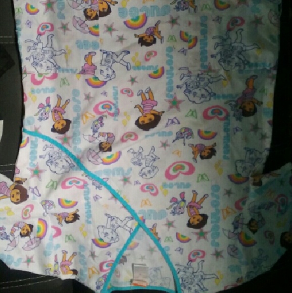 Cute Dora Scrub Top