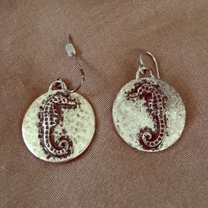 Seahorse earrings