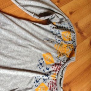 Tribal 3/4 sleeve blouse