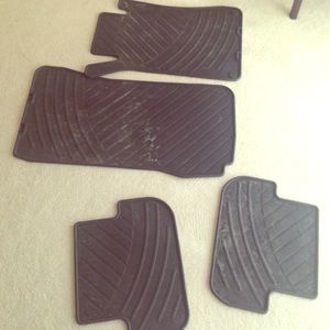 OEM MERCEDES BENZ RUBBER CAR MATS - 2005 CLK Coupe