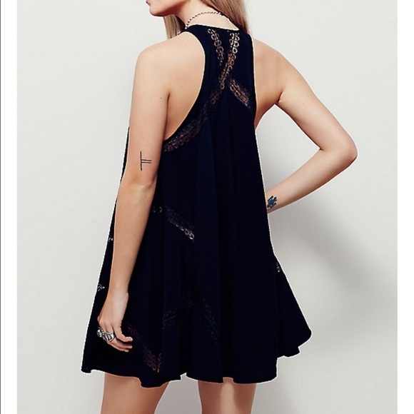 ❤️SOLD❤️ People Black Slip Dress - Picture 2 of 4