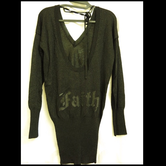 Faith Connexion Sheer Oversized Tunic - Picture 4 of 4