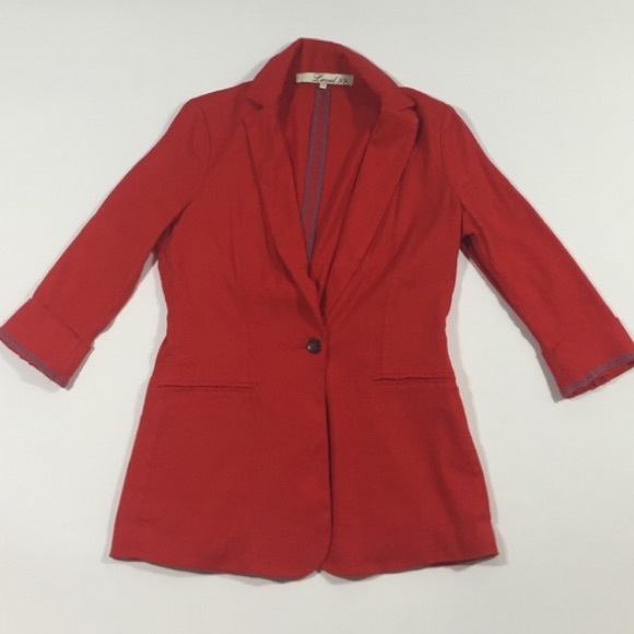 Level 99 linen blazer