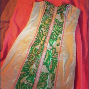 Strapless Lilly Pulitzer dress