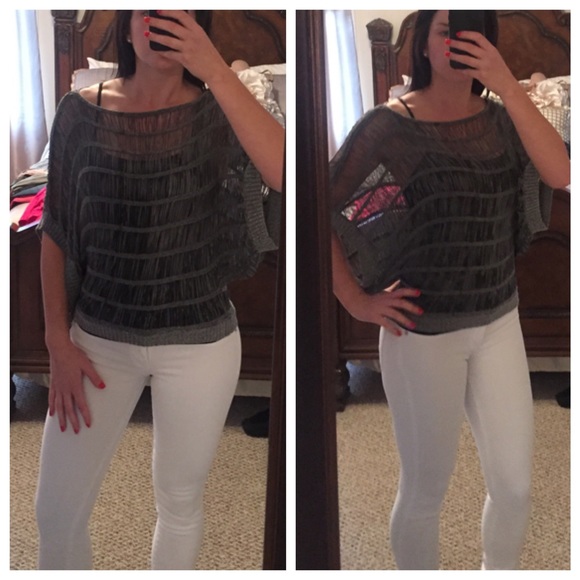 Grey Bebe top