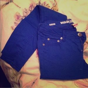 Royal blue skinny jeans