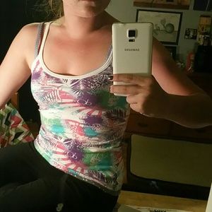 multi colored tank