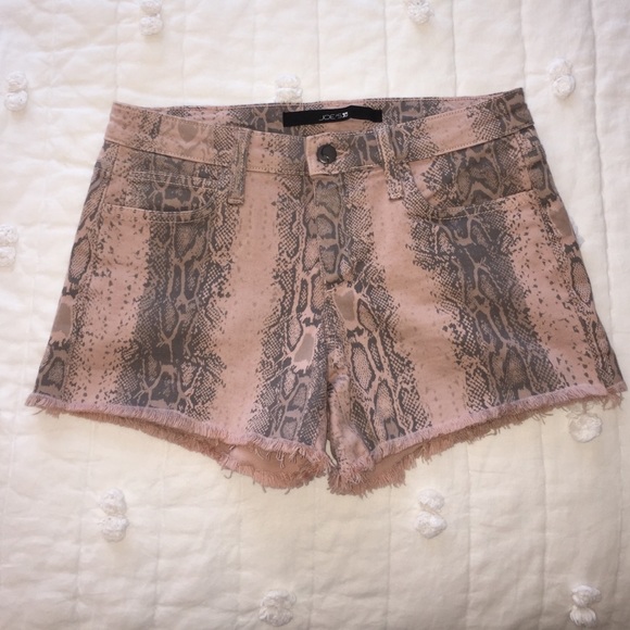Joe's Jeans Snakeskin Cut-Off Shorts
