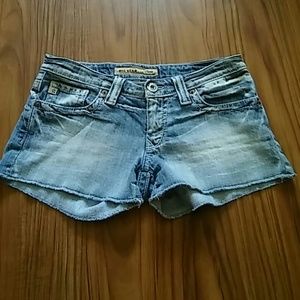 Light Wash Blue Jean Shorts