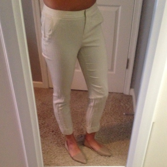 Classiques Entier Cropped Khaki Pants