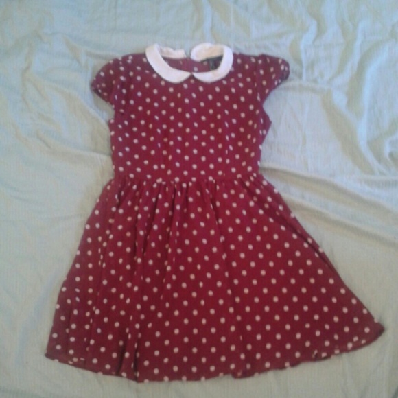 Collared fit and flare dress