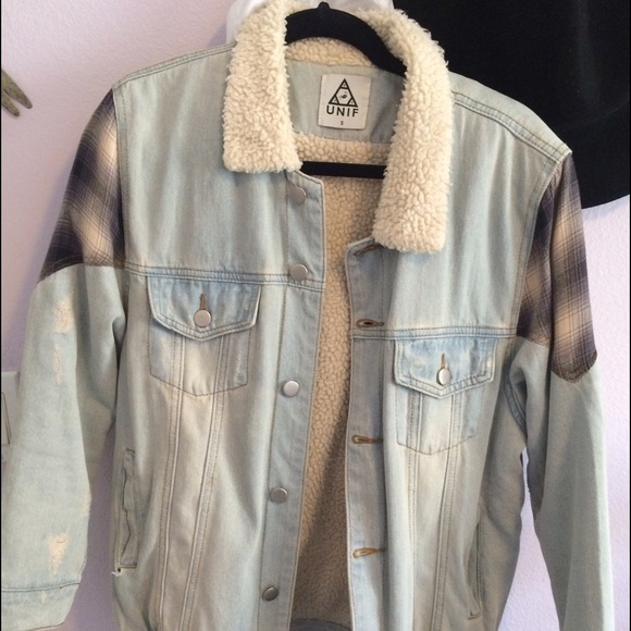 Unif Sherpalined Denim Jacket