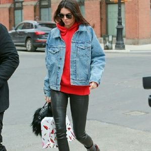 Vintage Calvin Klein denim bomber jacket!