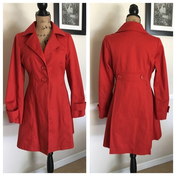 Mossimo Supply Co. Jackets & Blazers - ✨HP!✨ Mossimo red dress coat!