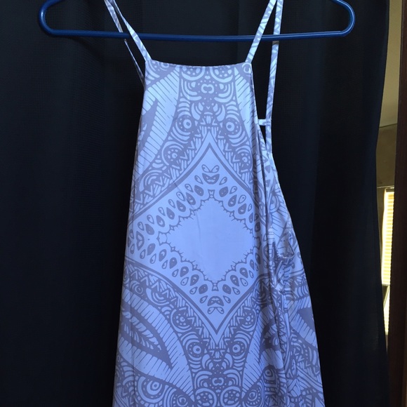 Sabo Skirt silky paisley print maxi dress.