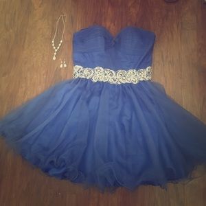 Royal blue gorgeous dress