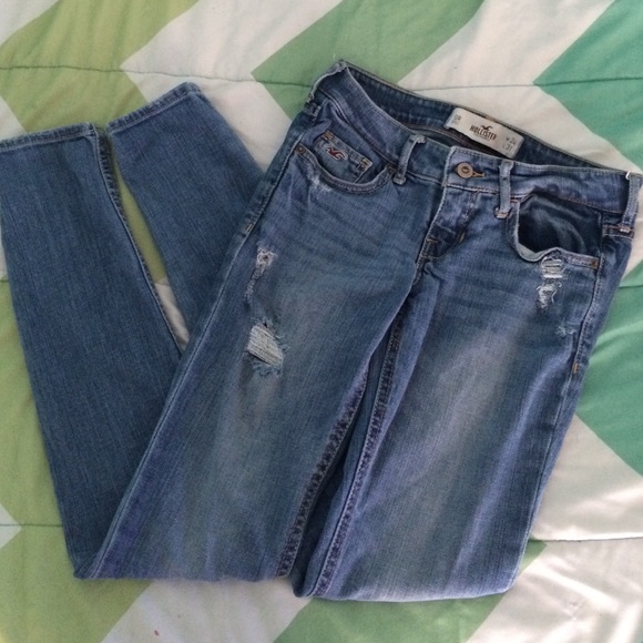 Hollister Super Skinny blue jeans