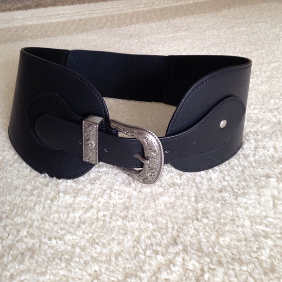 Missguided waist belt trendy buckle belt black