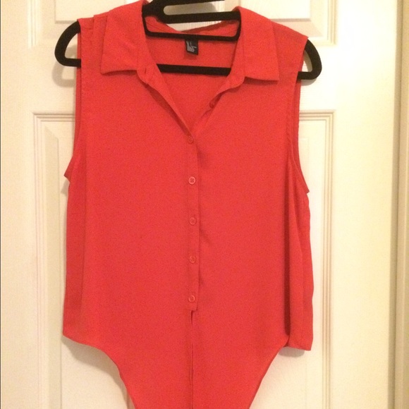 Red blouse