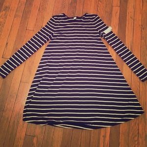 Old Navy black and white stripe dress