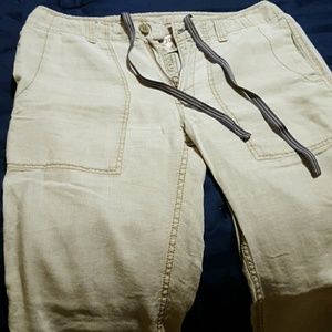 100% linen pants