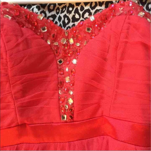 Homecoming dress high low pink - Picture 4 of 4