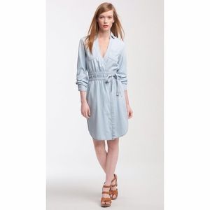 DF❤️Current/Elliot Denim Wrap Dress.