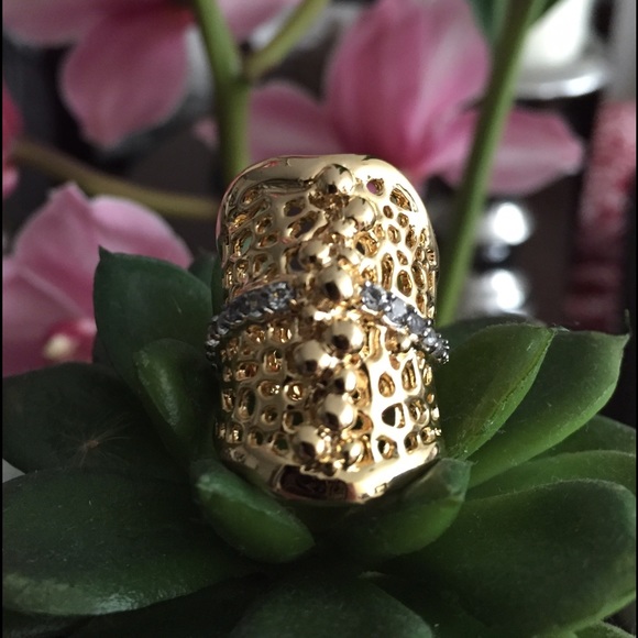 SALE🔥Coral Reef 14k Gold & precious stones ring - Picture 8 of 8