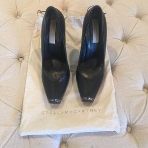 ✨flash sale✨Stella McCartney black leather heels
