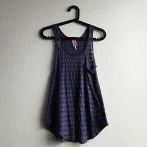 Free People Layered Back Tank Top
